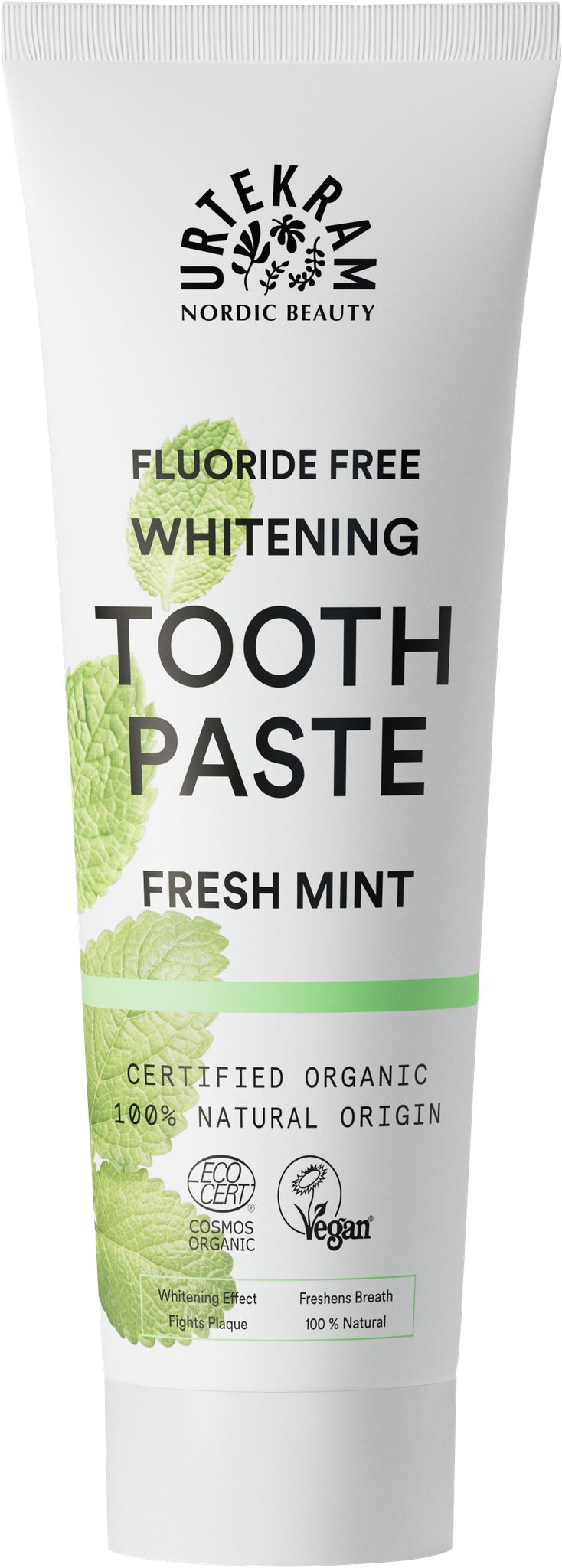 Urtekram Hammastahna Fresh Mint 75 ml, fluoriton luomuhammastahna
