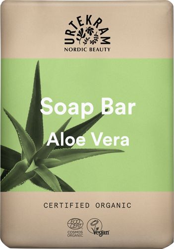 Urtekram Aloe Vera Palasaippua 100 g, mieto luomupalasaippua