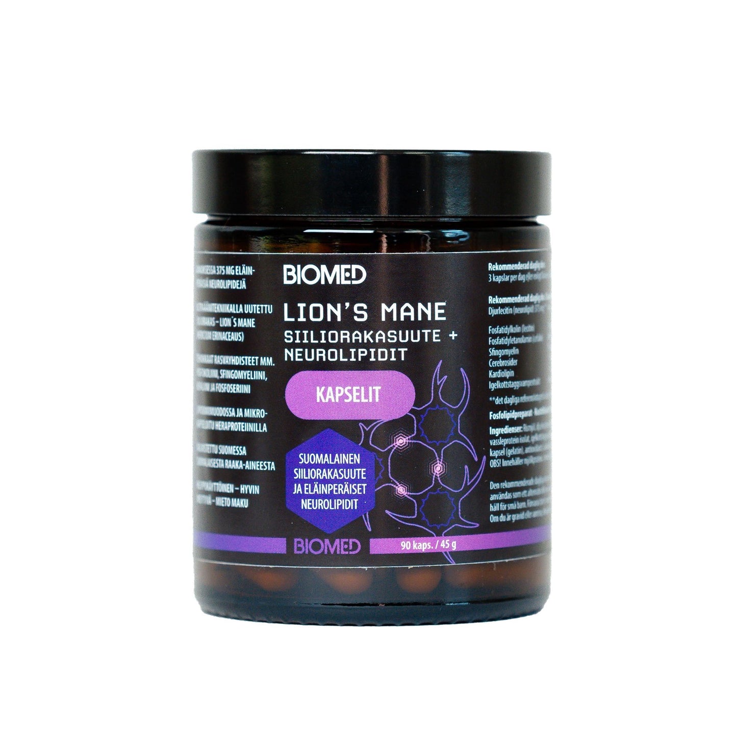 Biomed Lions Mane Neuroliposomi-Biomed-Hyvinvoinnin Tavaratalo