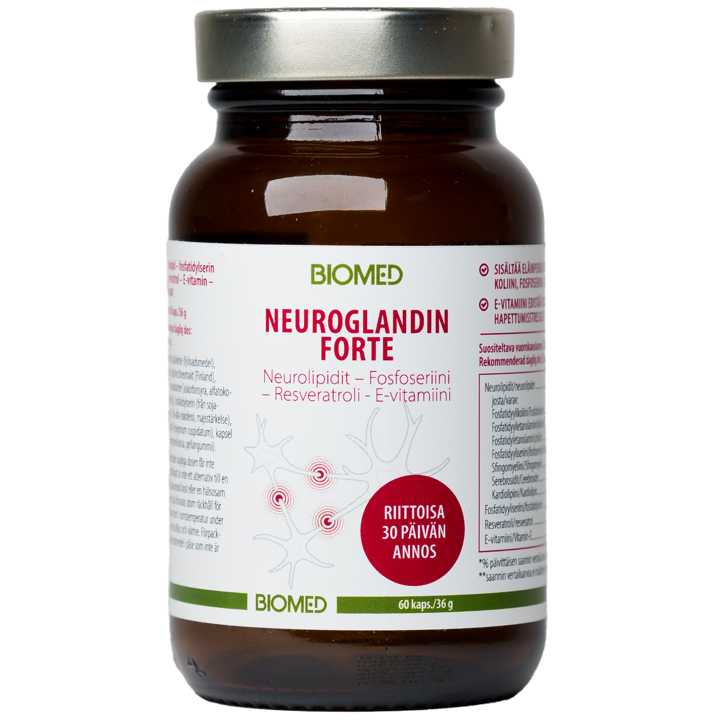 Biomed Neuroglandin Forte-Biomed-Hyvinvoinnin Tavaratalo