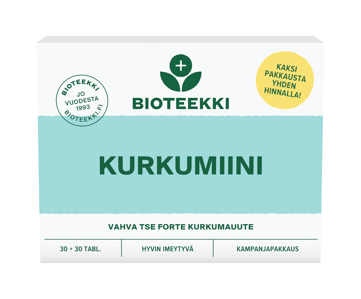 Bioteekki Kurkumiini 2-pack-Bioteekin-Hyvinvoinnin Tavaratalo