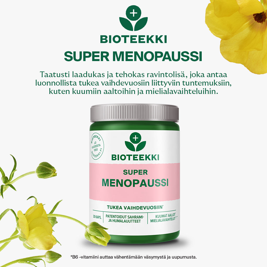 Bioteekki Super Menopaussi-Bioteekin-Hyvinvoinnin Tavaratalo