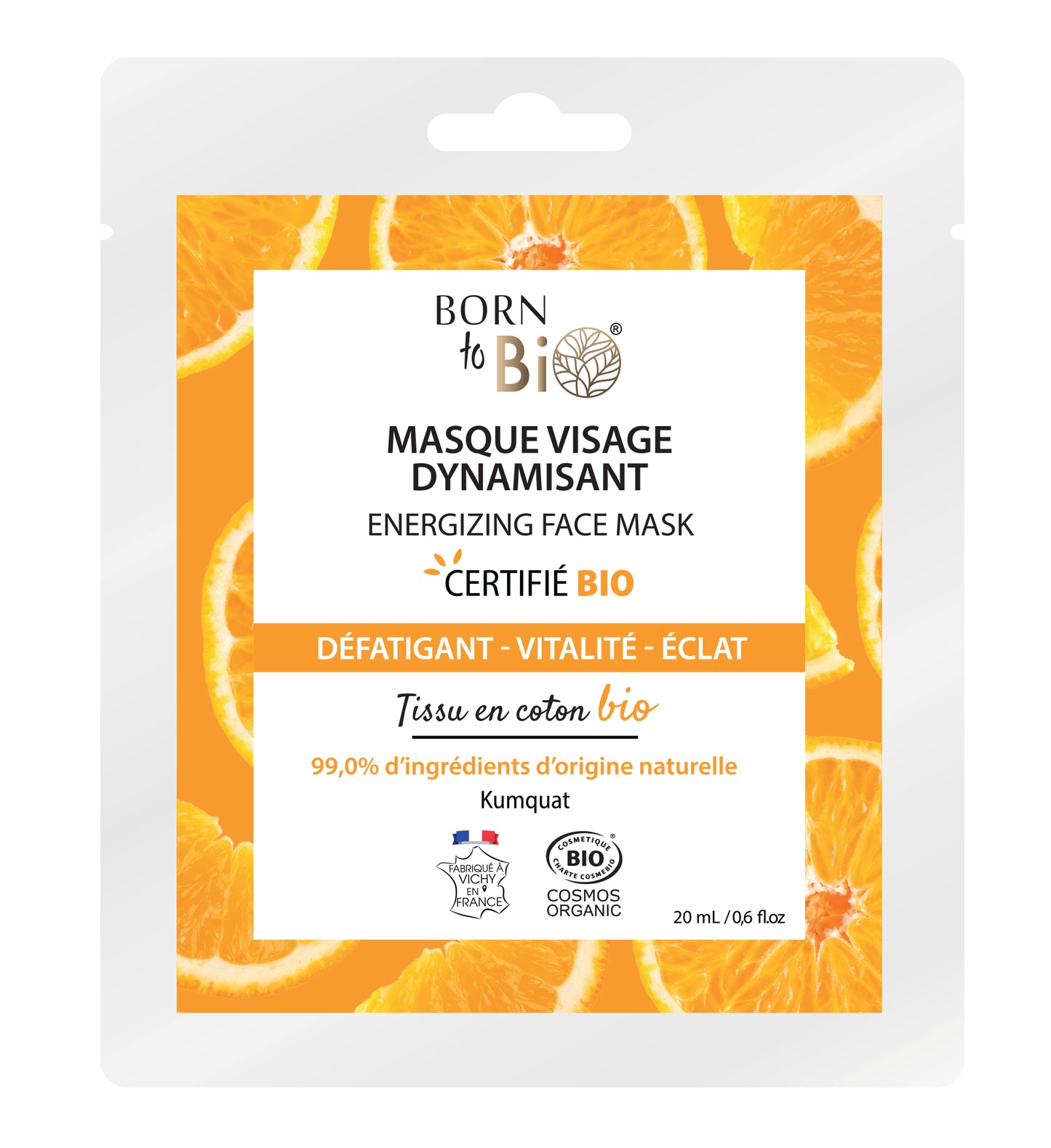 Born to Bio Energizing Face Sheet Mask-Born to Bio-Hyvinvoinnin Tavaratalo