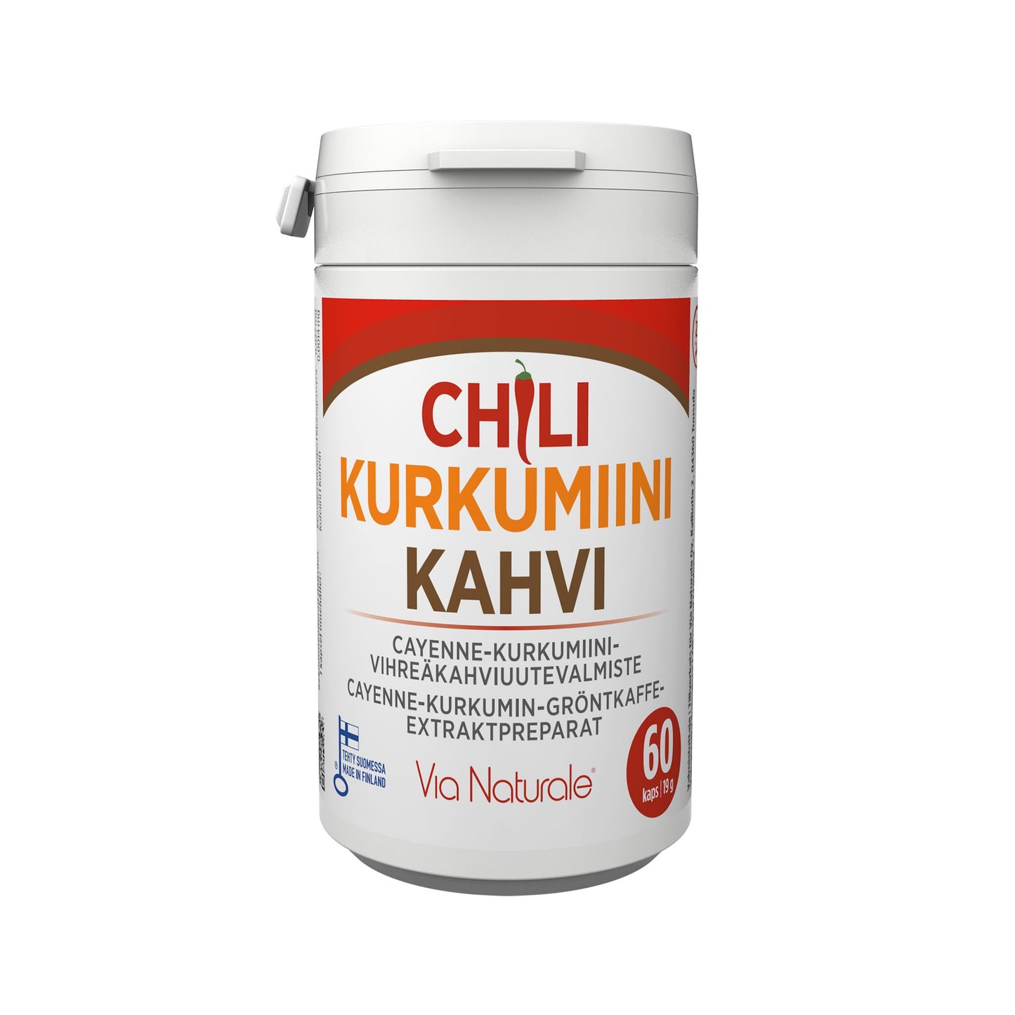 Chili - Kurkumiini - Kahvi