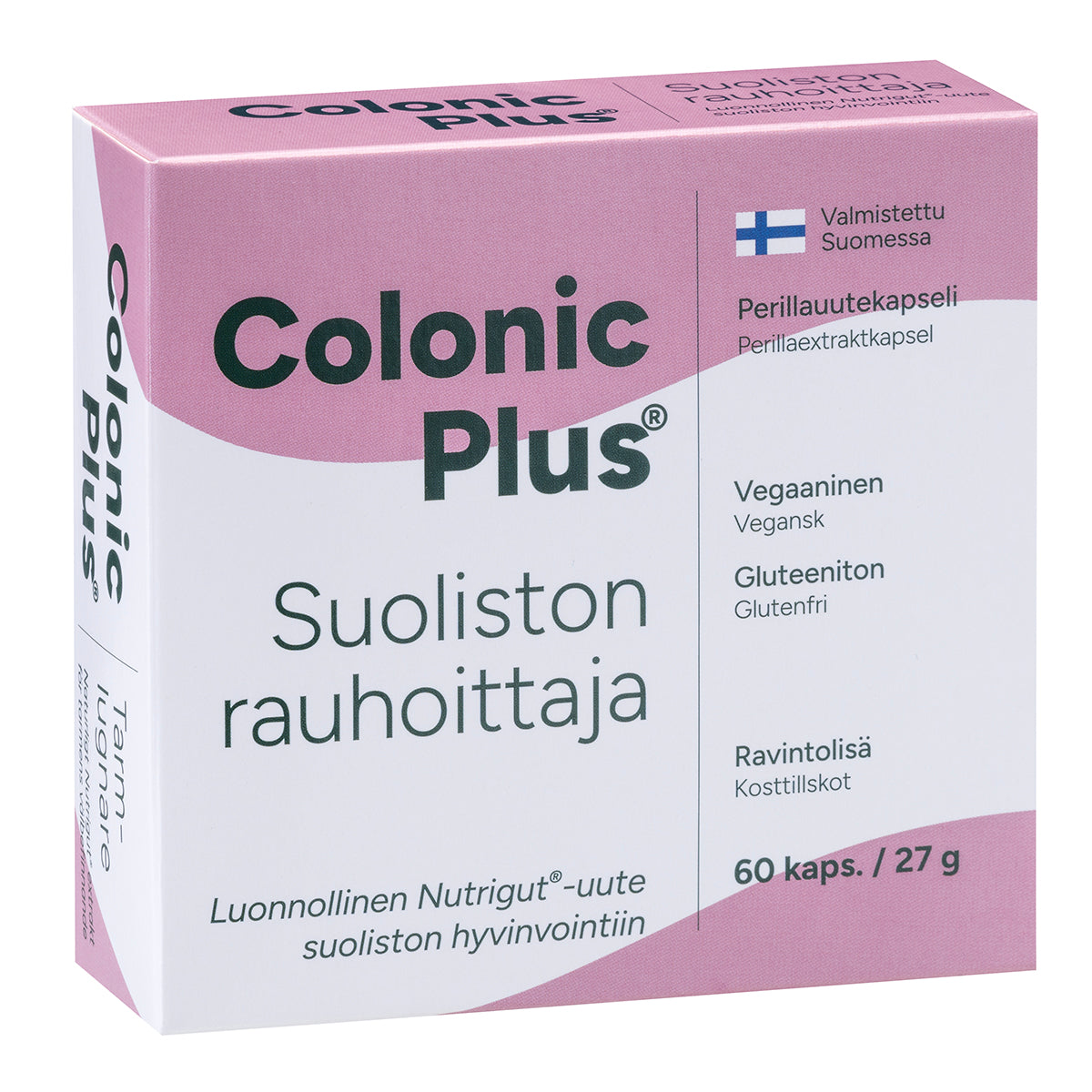 Colonic Plus Suoliston rauhoittaja-Hankintatukku-Hyvinvoinnin Tavaratalo