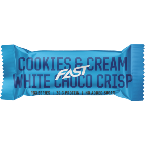 Fast ROX Proteiinipatukka Cookies & Cream White Choco-Fast-Hyvinvoinnin Tavaratalo