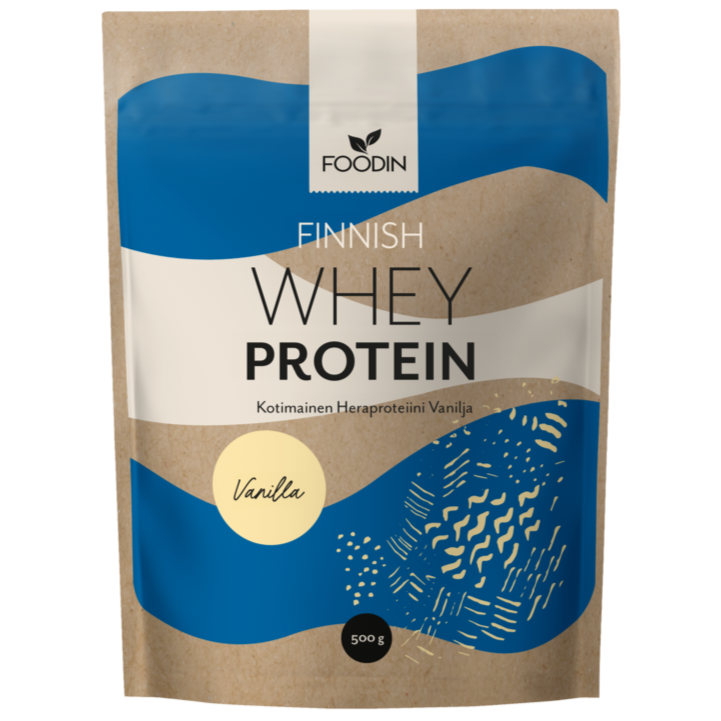 Foodin Kotimainen Heraproteiini Vanilja-Foodin-Hyvinvoinnin Tavaratalo