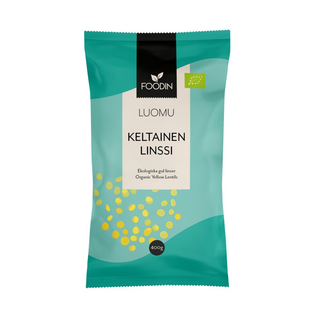 Foodin Luomu Keltainen Linssi-Foodin-Hyvinvoinnin Tavaratalo