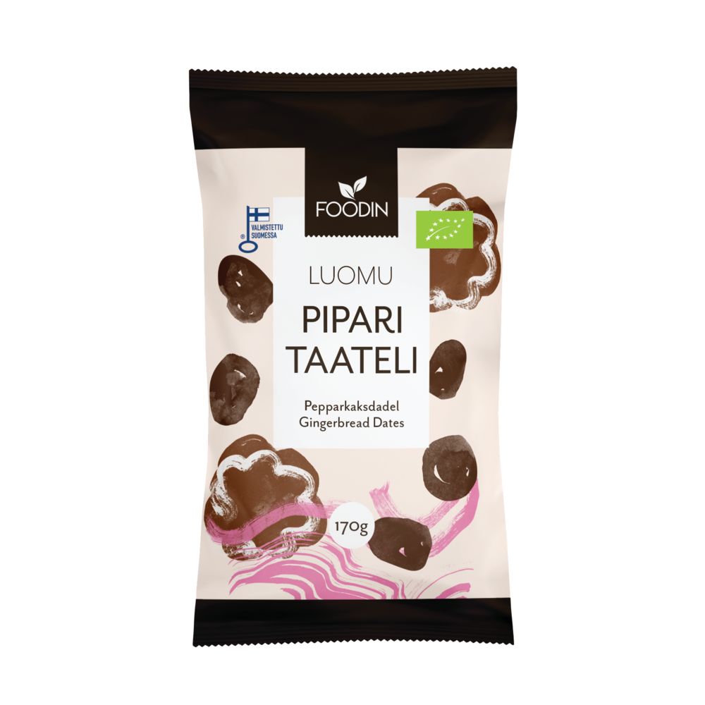 Foodin Luomu Piparitaateli-Foodin-Hyvinvoinnin Tavaratalo
