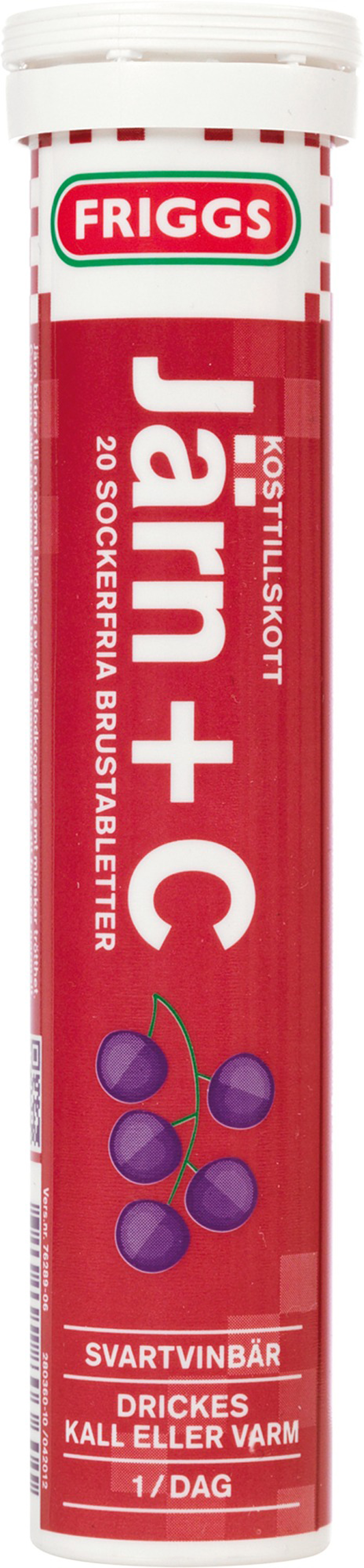 Friggs Rauta + C-vitamiinipore Mustaherukka-Friggs-Hyvinvoinnin Tavaratalo