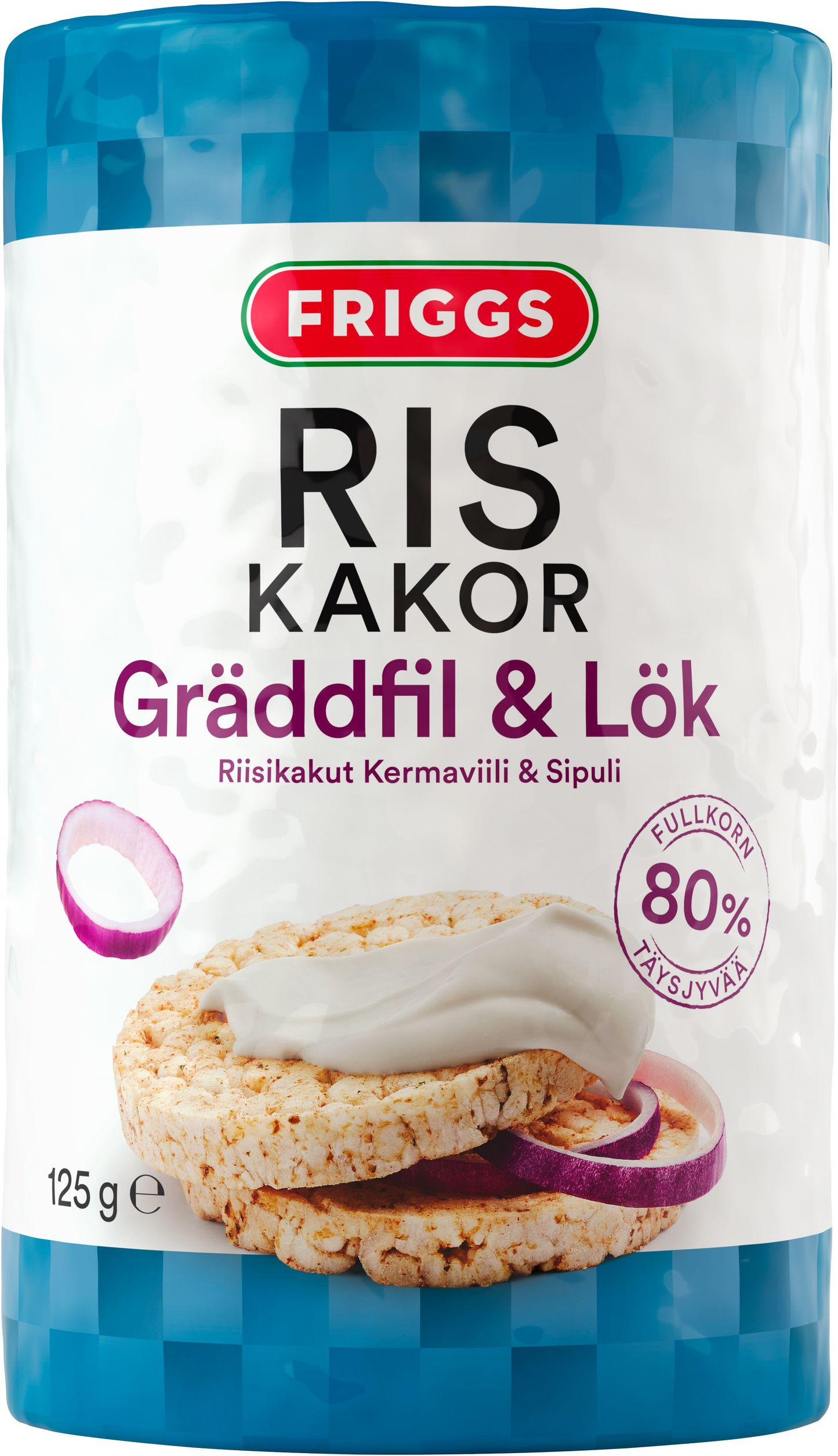 Friggs Riisikakku Kermaviili & Sipuli (Parasta ennen 03.12.2025)-Friggs-Hyvinvoinnin Tavaratalo