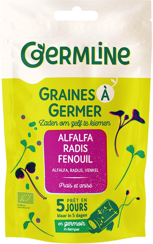 Germline Luomu Alfalfa-Retiisi-Fenkolinsiemen Mix