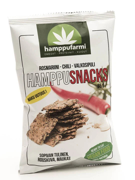 Hamppufarmi HamppuSnacks Rosmariini-Chili-Valkosipuli-Murtolan Hamppufarmi-Hyvinvoinnin Tavaratalo