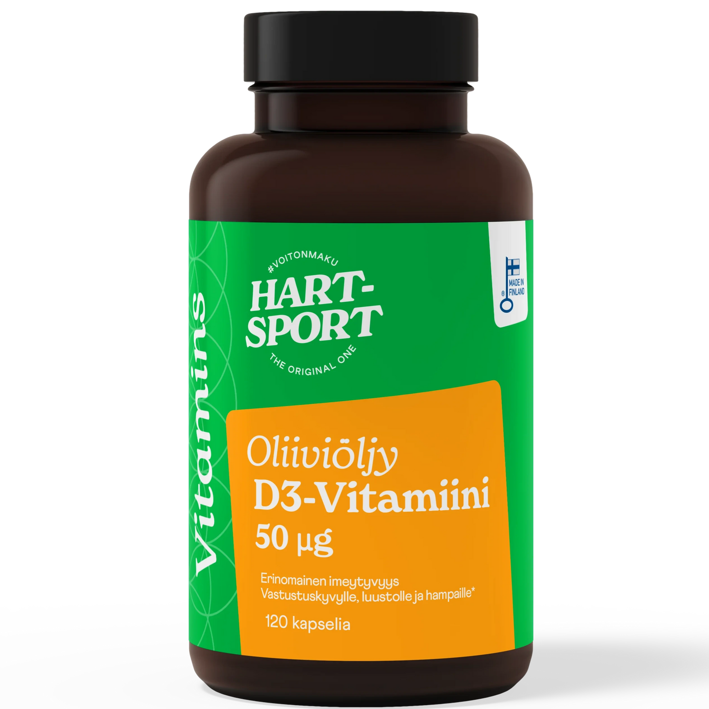Hart-Sport D3-vitamiini 50 mikrog-Hart-Sport-Hyvinvoinnin Tavaratalo