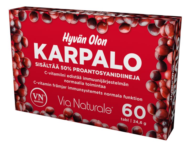 Hyvän Olon Karpalo-Via Naturale-Hyvinvoinnin Tavaratalo