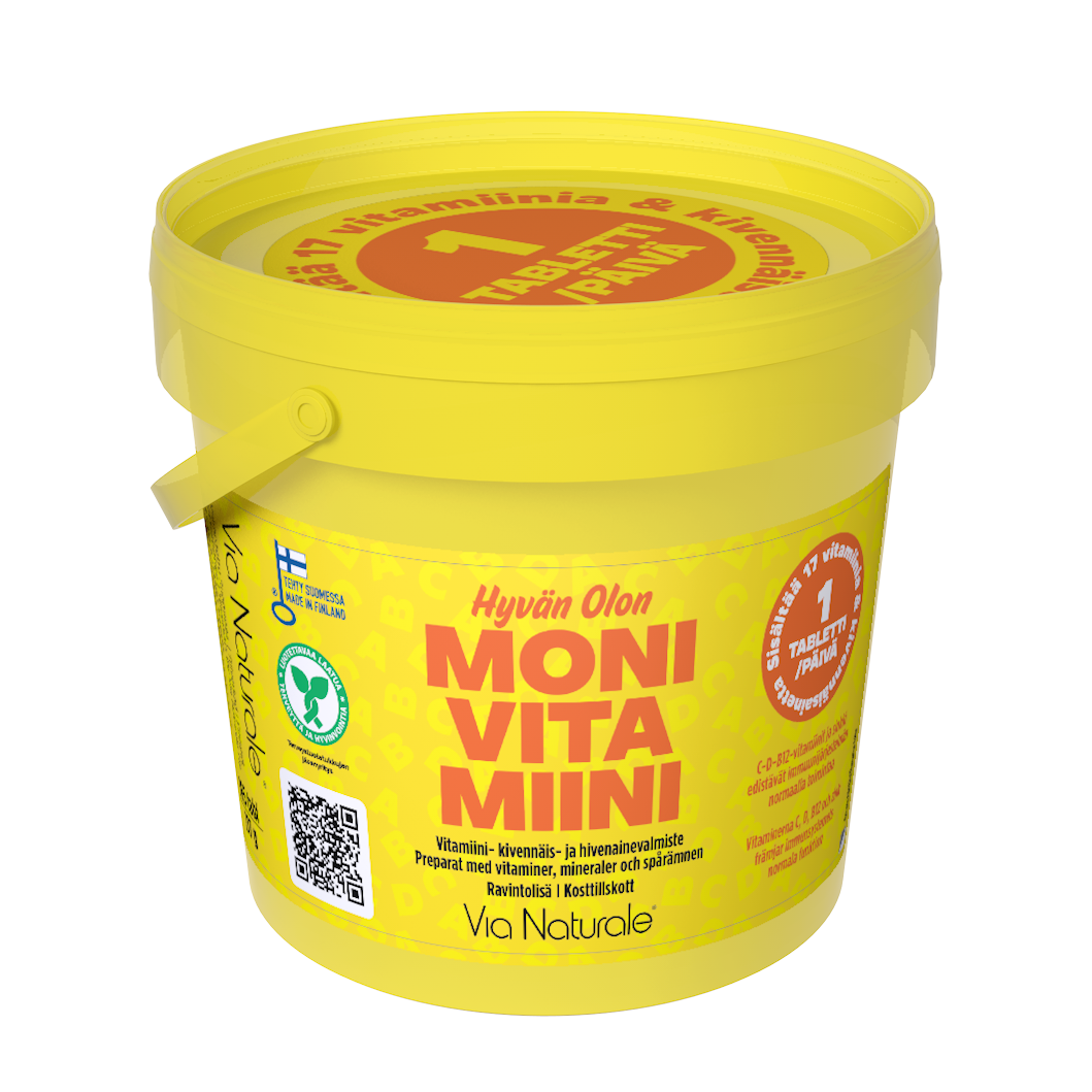 Hyvän Olon Monivitamiini-Via Naturale-Hyvinvoinnin Tavaratalo