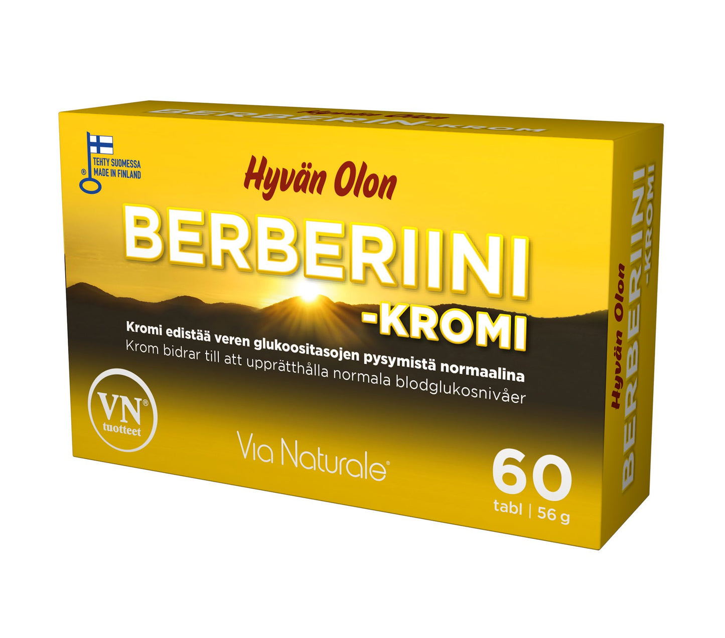 Hyvän Olon Berberiini + Kromi (Parasta ennen 03.12.2026)