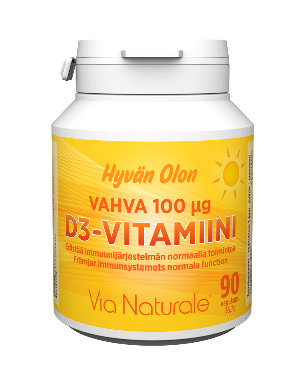 Hyvän Olon Vahva D-vitamiini 100 mikrog