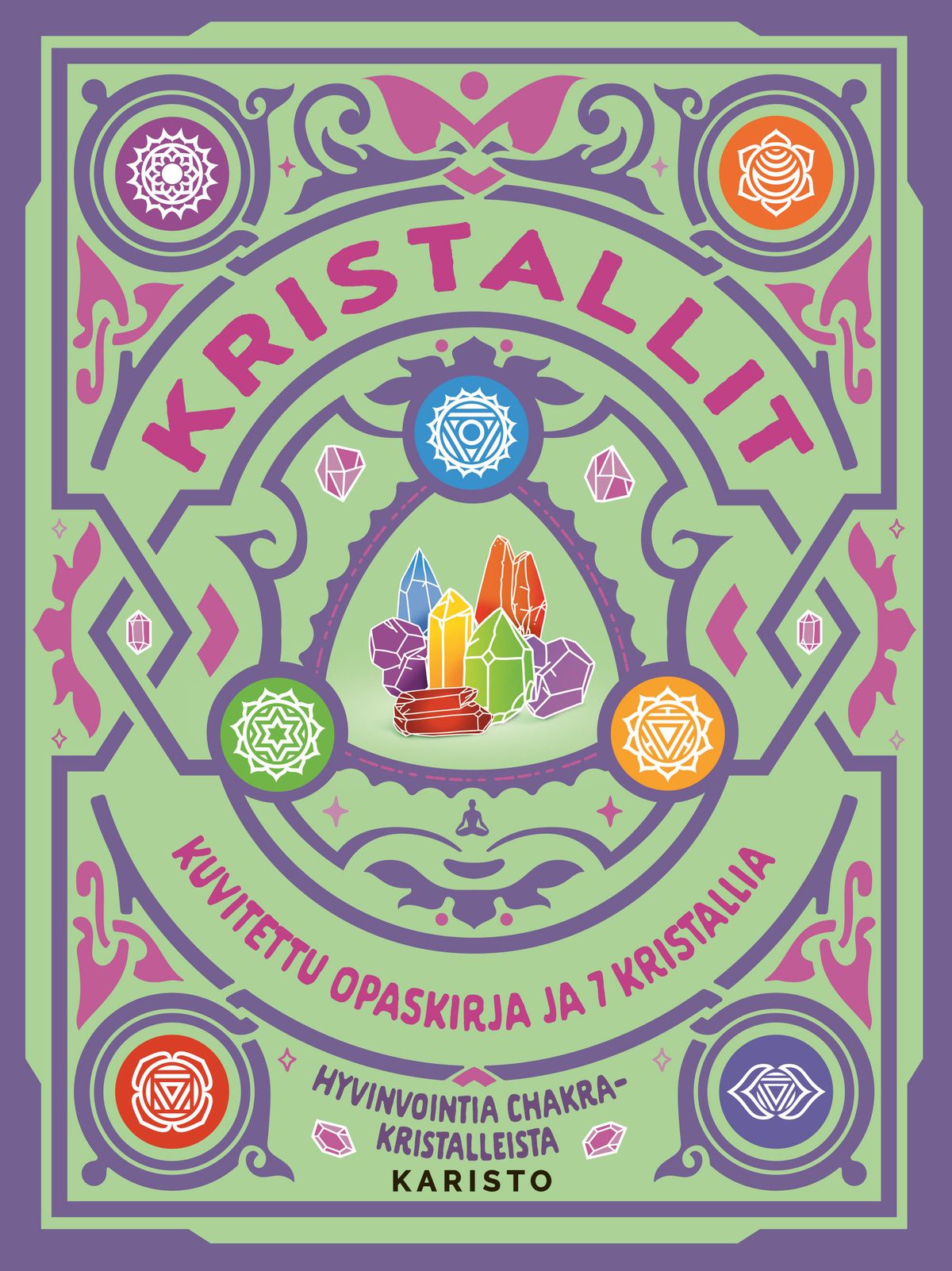 Kristallit - Kuvitettu opaskirja ja 7 kristallia-Otava-Hyvinvoinnin Tavaratalo