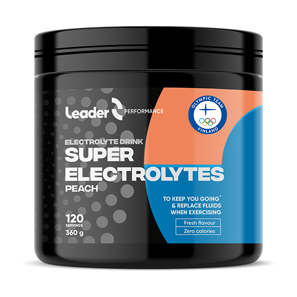 Leader Performance Super Electrolytes Peach-Leader-Hyvinvoinnin Tavaratalo