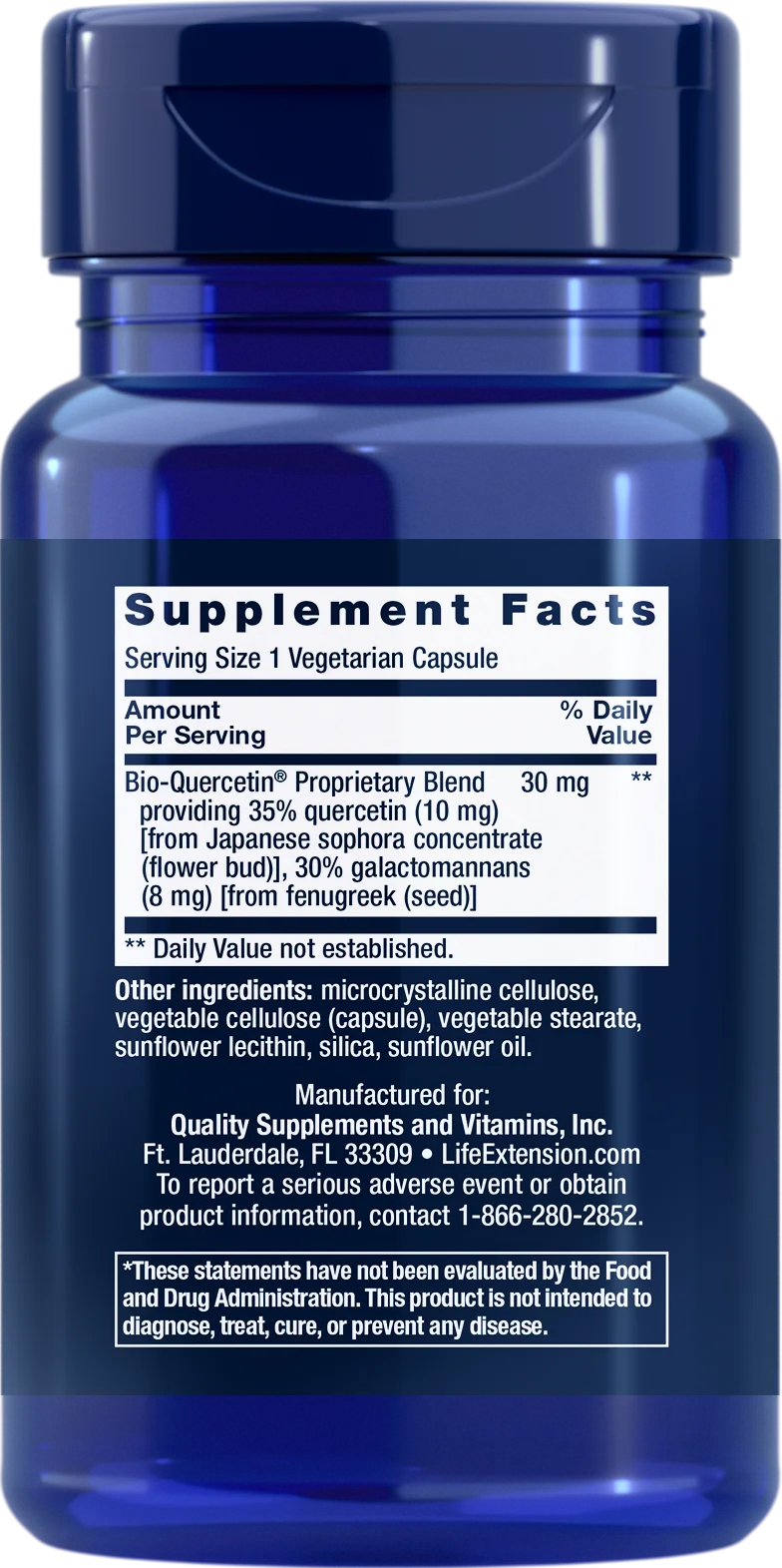 Life Extension Bio-Quercetin-Life Extension-Hyvinvoinnin Tavaratalo