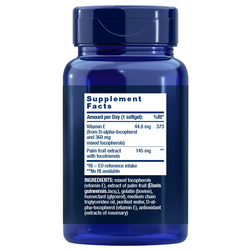 Life Extension Gamma E with Tocopherols & Tocotrienols-Life Extension-Hyvinvoinnin Tavaratalo