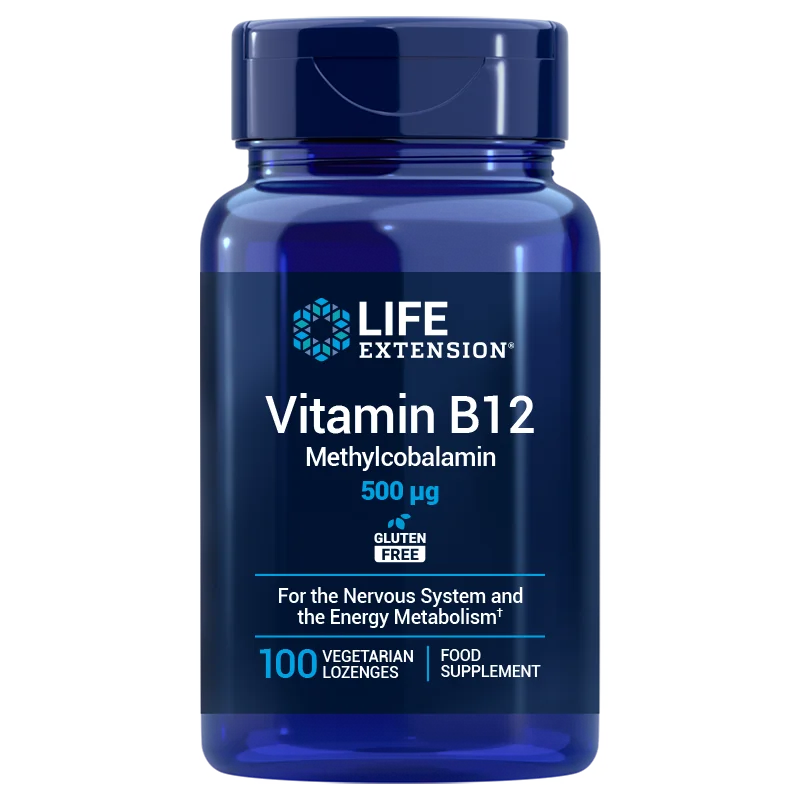 Life Extension Vitamin B12 Imeskeltävä B12vitamiini 🍓