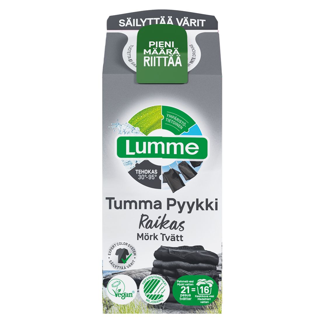 Lumme Pyykinpesuneste Tumma Pyykki Raikas-Lumme-Hyvinvoinnin Tavaratalo