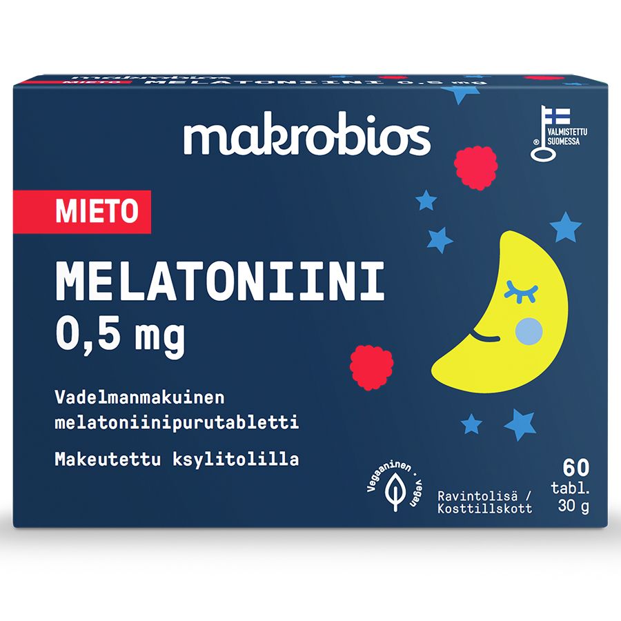 Makrobios Mieto Melatoniini 0,5 mg