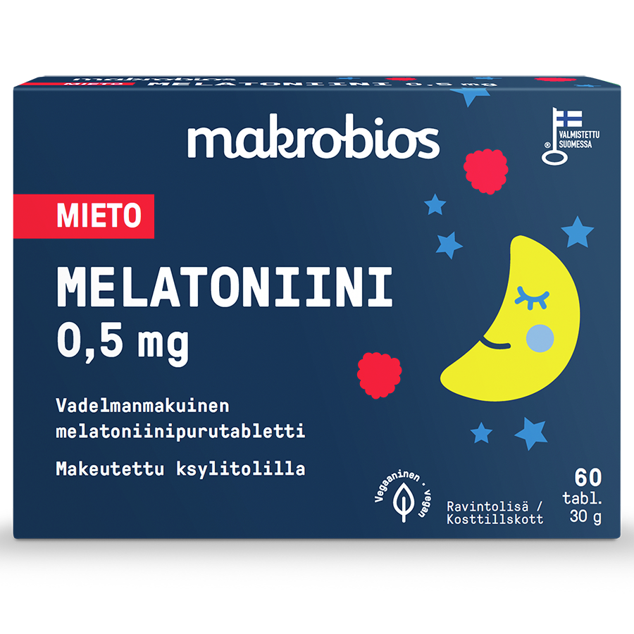 Makrobios Mieto Melatoniini 0,5 mg