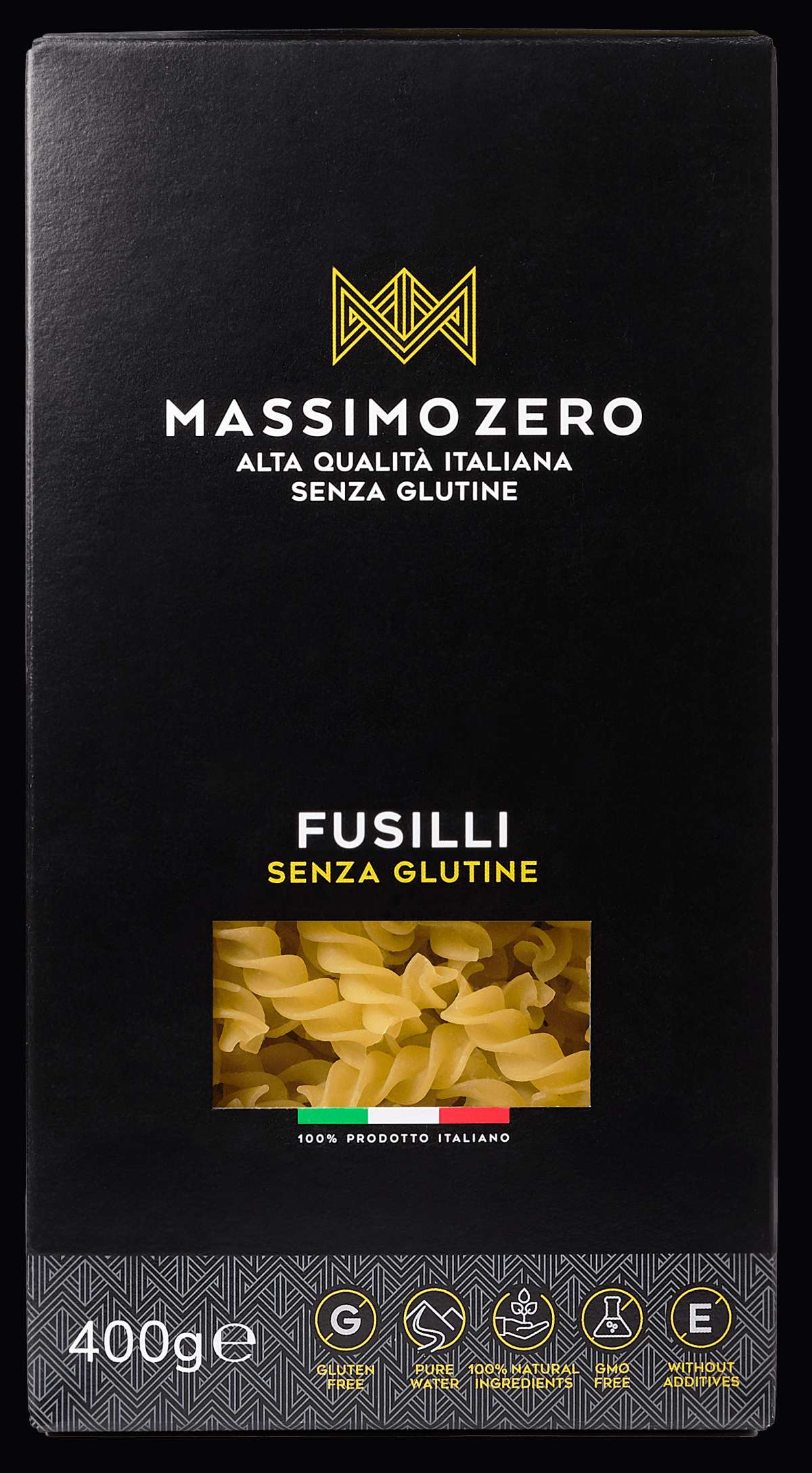 Massimo Zero Gluteeniton Fusilli-Massimo Zero-Hyvinvoinnin Tavaratalo