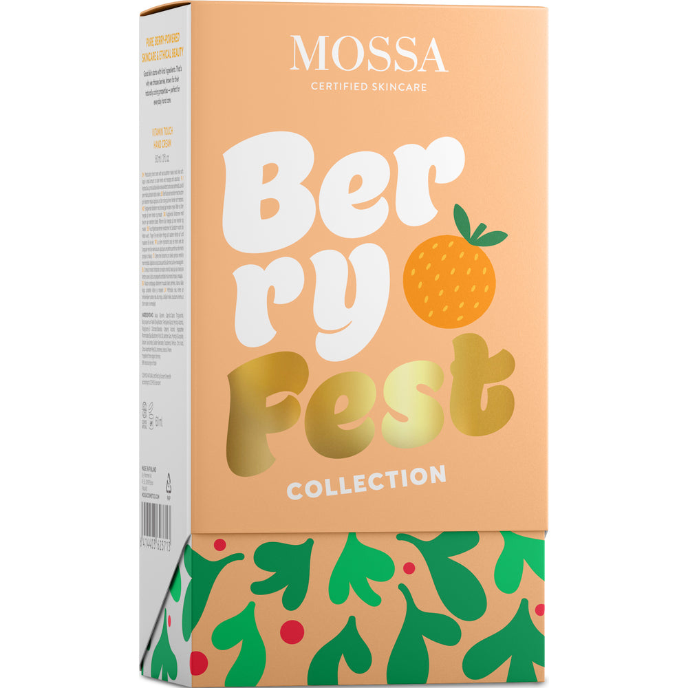 Mossa Berryfest-joululahjarasia tyrnikuvituksella