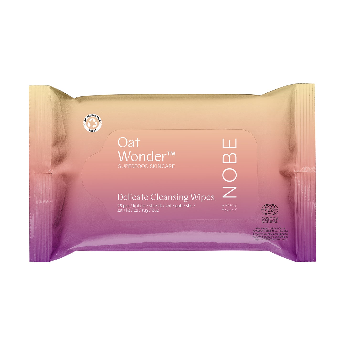 NOBE Oat Wonder® Delicate Cleansing Wipes