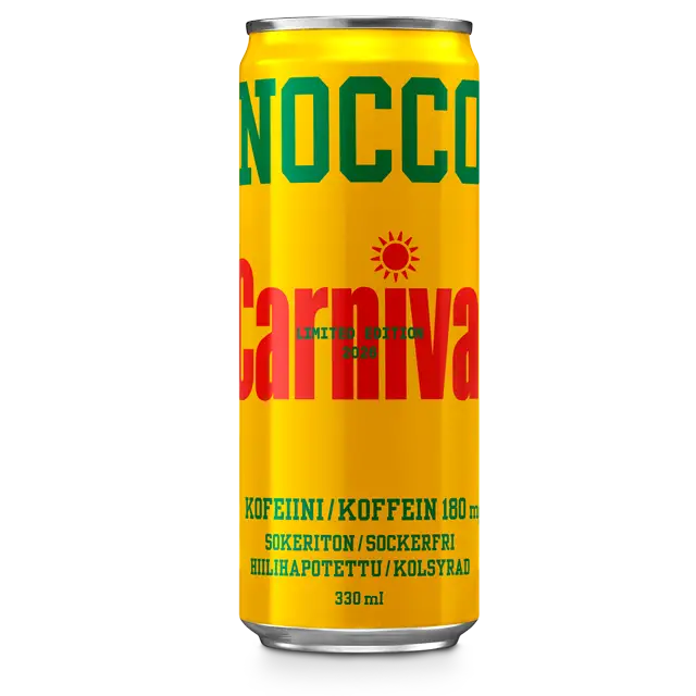NOCCO BCAA Carnival Energiajuoma 24-pack