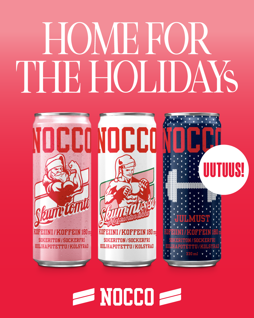 NOCCO Julmust Energiajuoma 24-pack-NOCCO-Hyvinvoinnin Tavaratalo