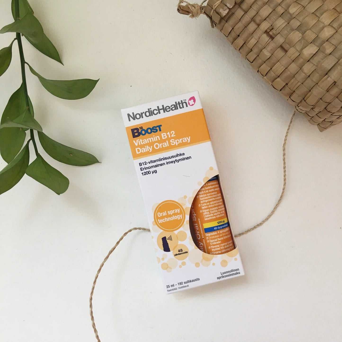 Nordic Health Boost B12-vitamiinisuihke-Nordic Health-Hyvinvoinnin Tavaratalo