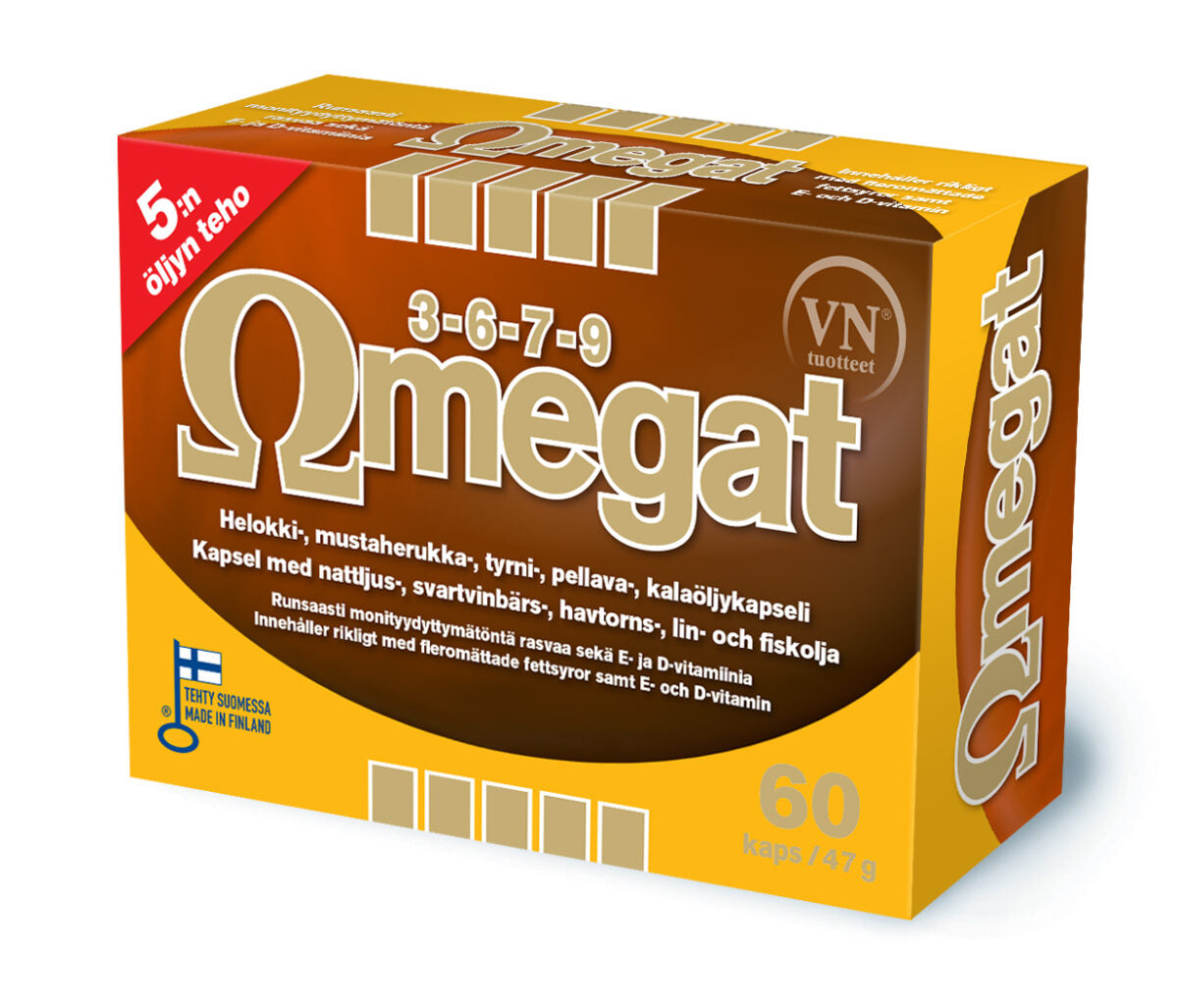 Omegat-3-6-7-9-Via Naturale-Hyvinvoinnin Tavaratalo