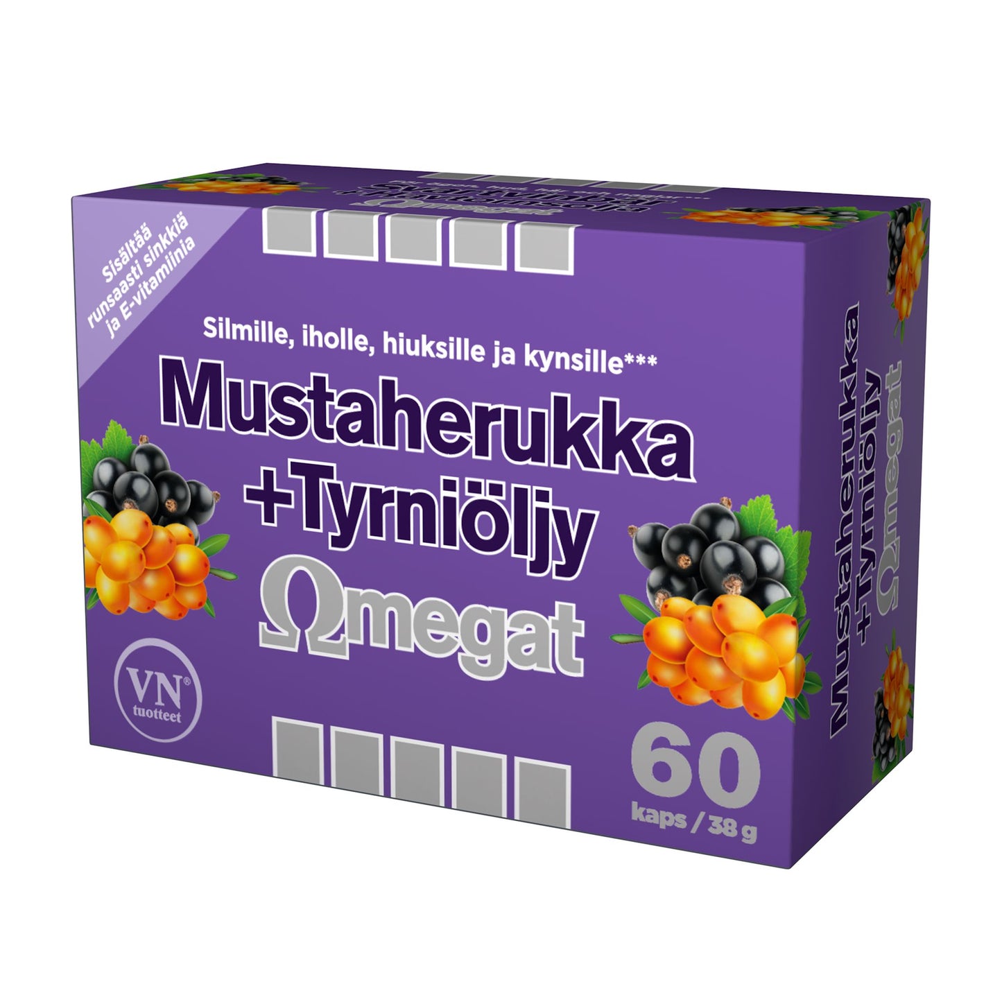 Omegat Mustaherukka + Tyrniöljy