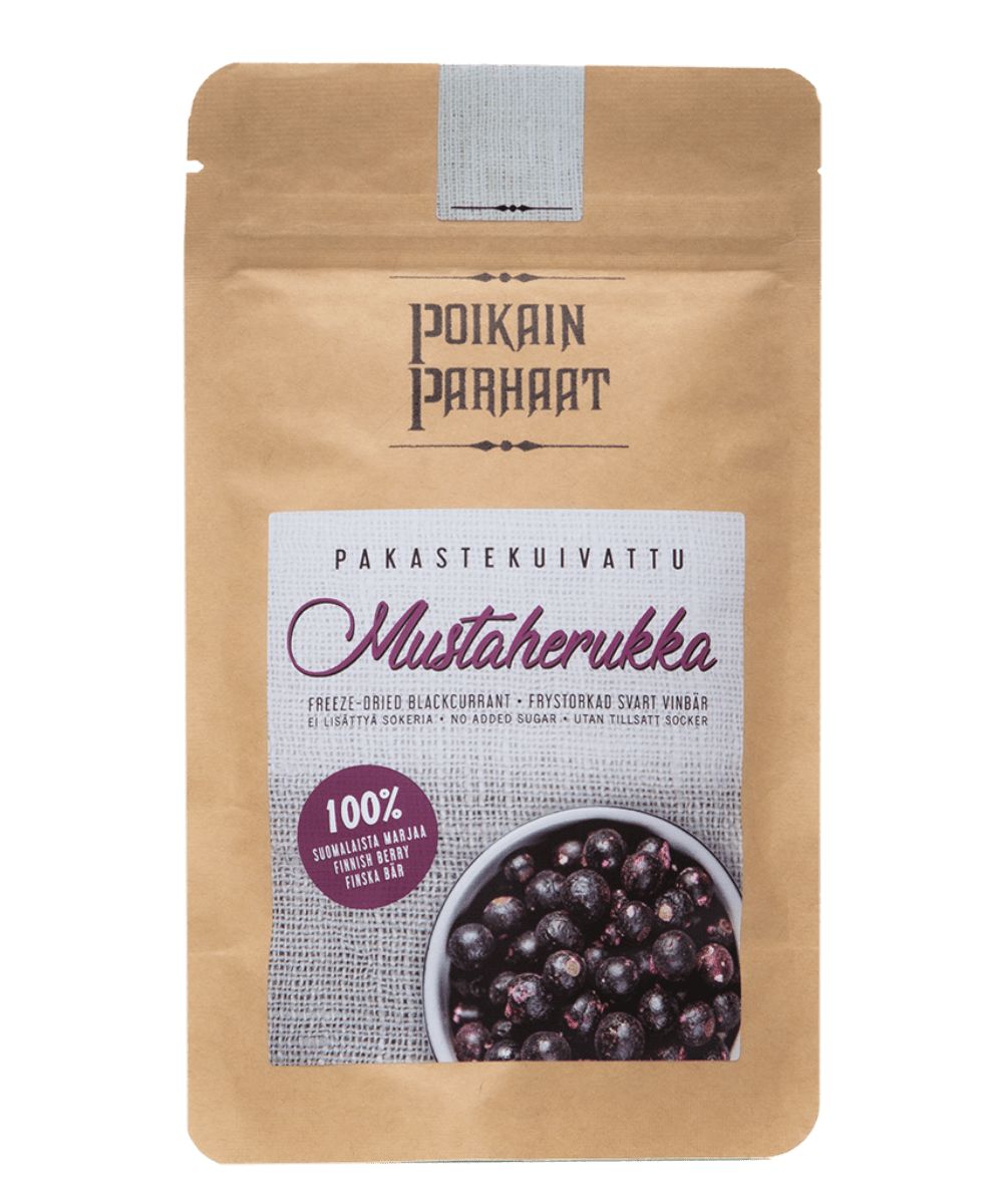 Poikain Parhaat Pakastekuivattu Mustaherukka-Poikain Parhaat-Hyvinvoinnin Tavaratalo