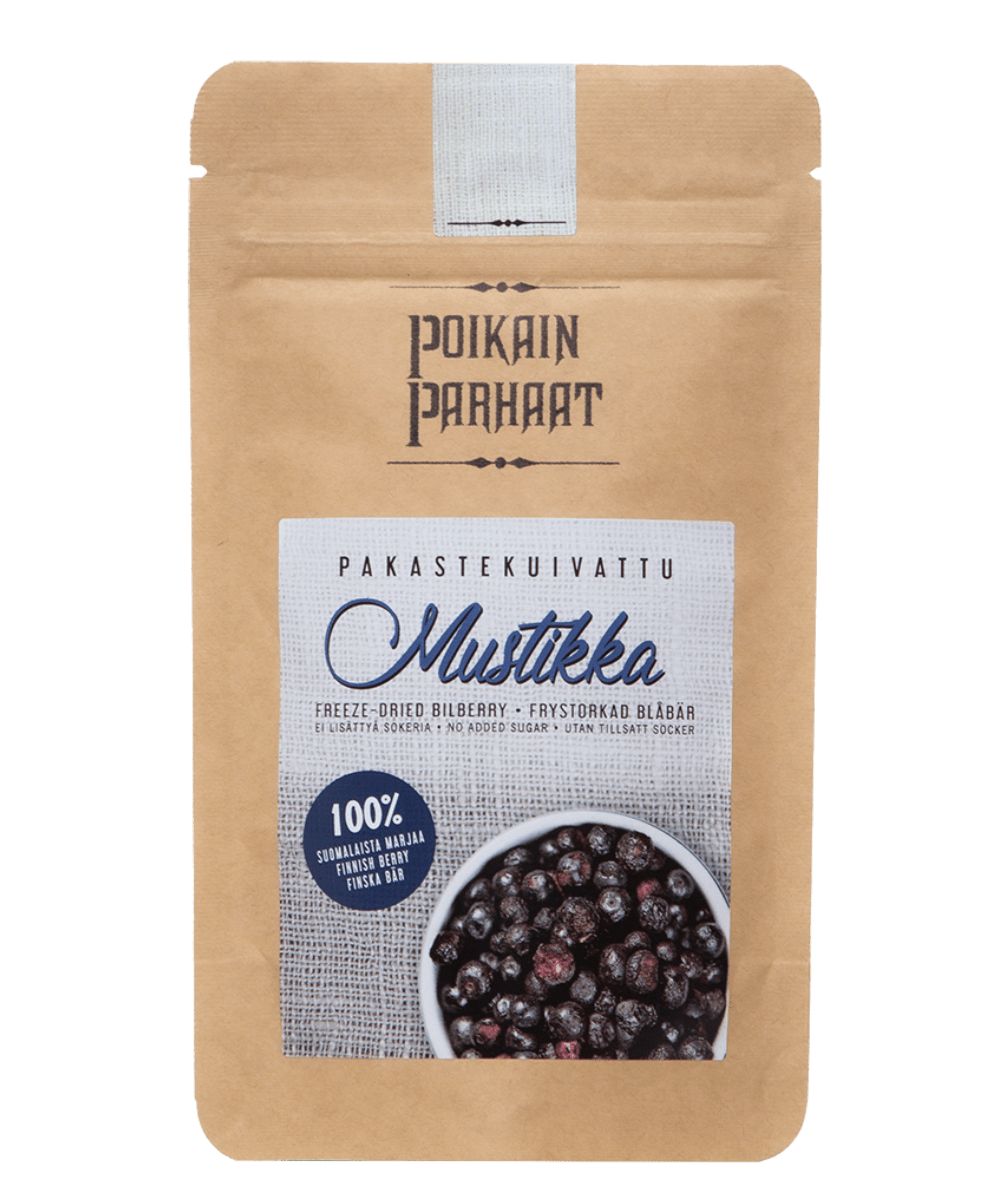 Poikain Parhaat Pakastekuivattu Mustikka-Poikain Parhaat-Hyvinvoinnin Tavaratalo