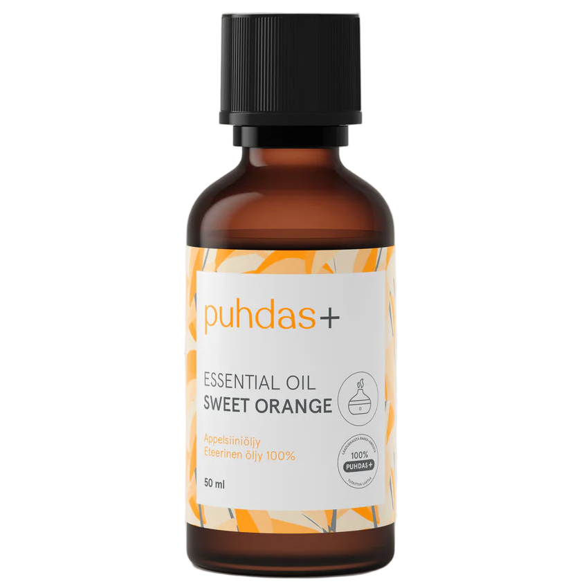 Puhdas+ Eteerinen Appelsiiniöljy-Puhdas+-Hyvinvoinnin Tavaratalo