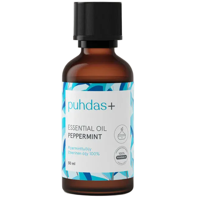 Puhdas+ Eteerinen Piparminttuöljy-Puhdas+-Hyvinvoinnin Tavaratalo