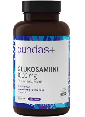 Puhdas+ Glukosamiini 1000 mg-Puhdas+-Hyvinvoinnin Tavaratalo