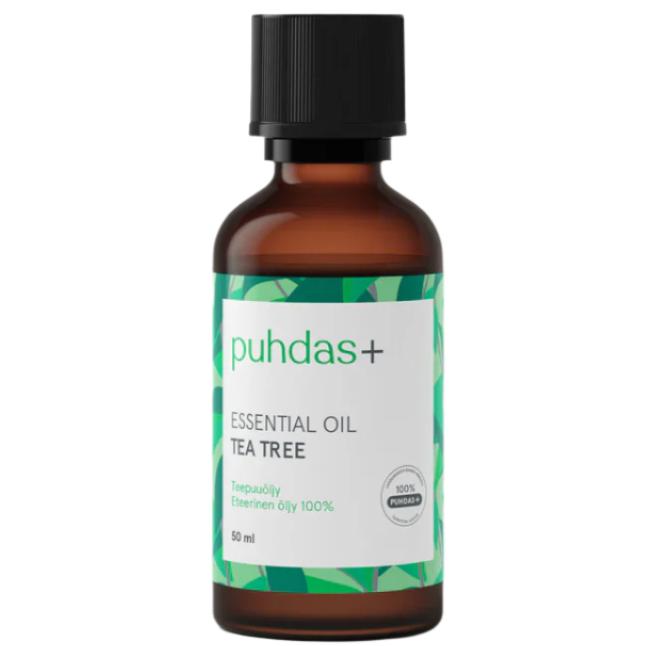 Puhdas+ Teepuuöljy-Puhdas+-Hyvinvoinnin Tavaratalo
