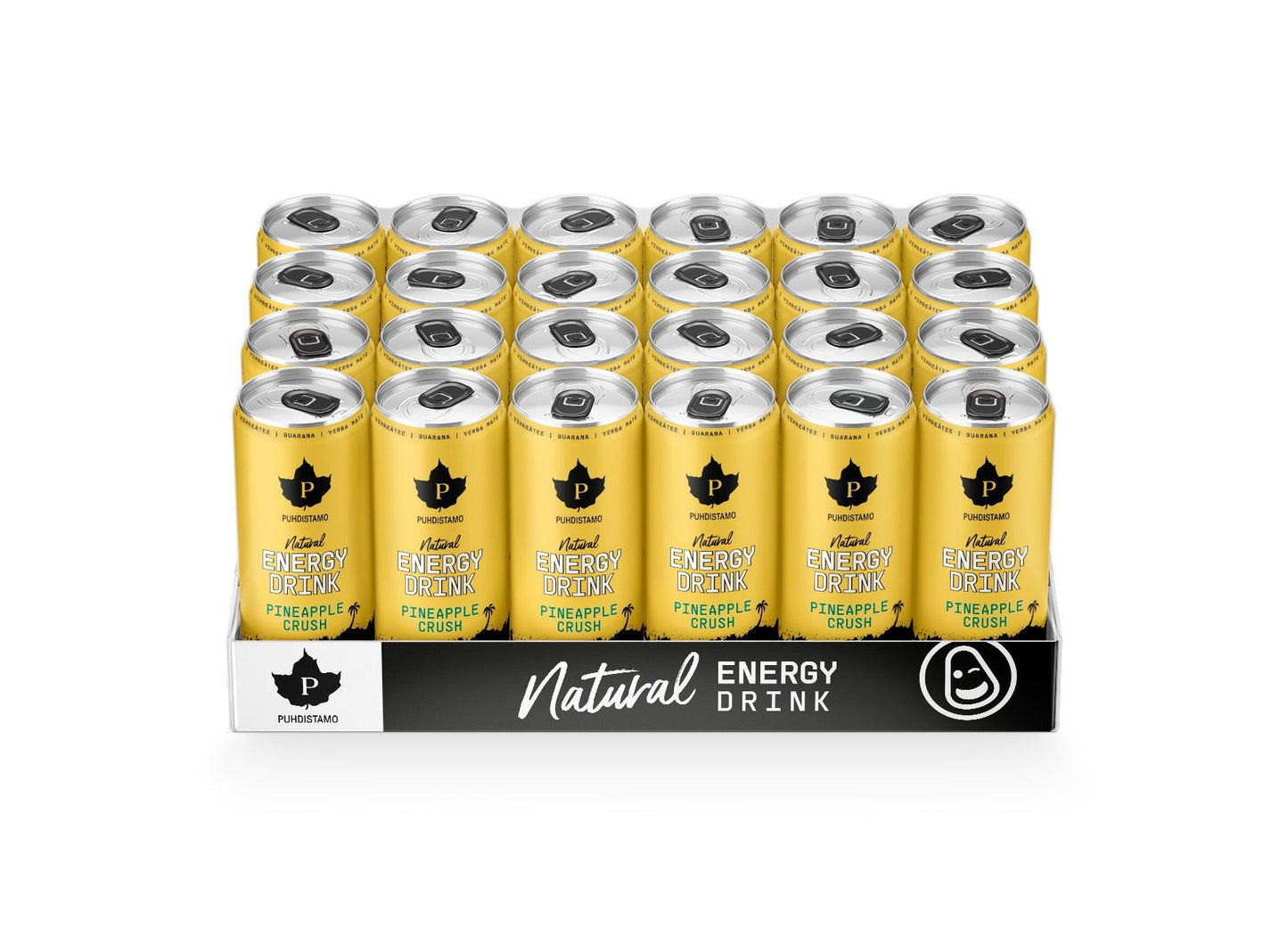 Puhdistamo Natural Energy Drink Strong Pineapple Crush-Puhdistamo-Hyvinvoinnin Tavaratalo