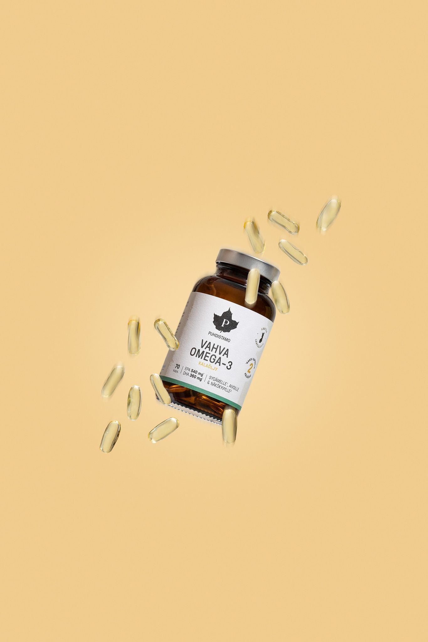 Puhdistamo Vahva Omega-3-Puhdistamo-Hyvinvoinnin Tavaratalo