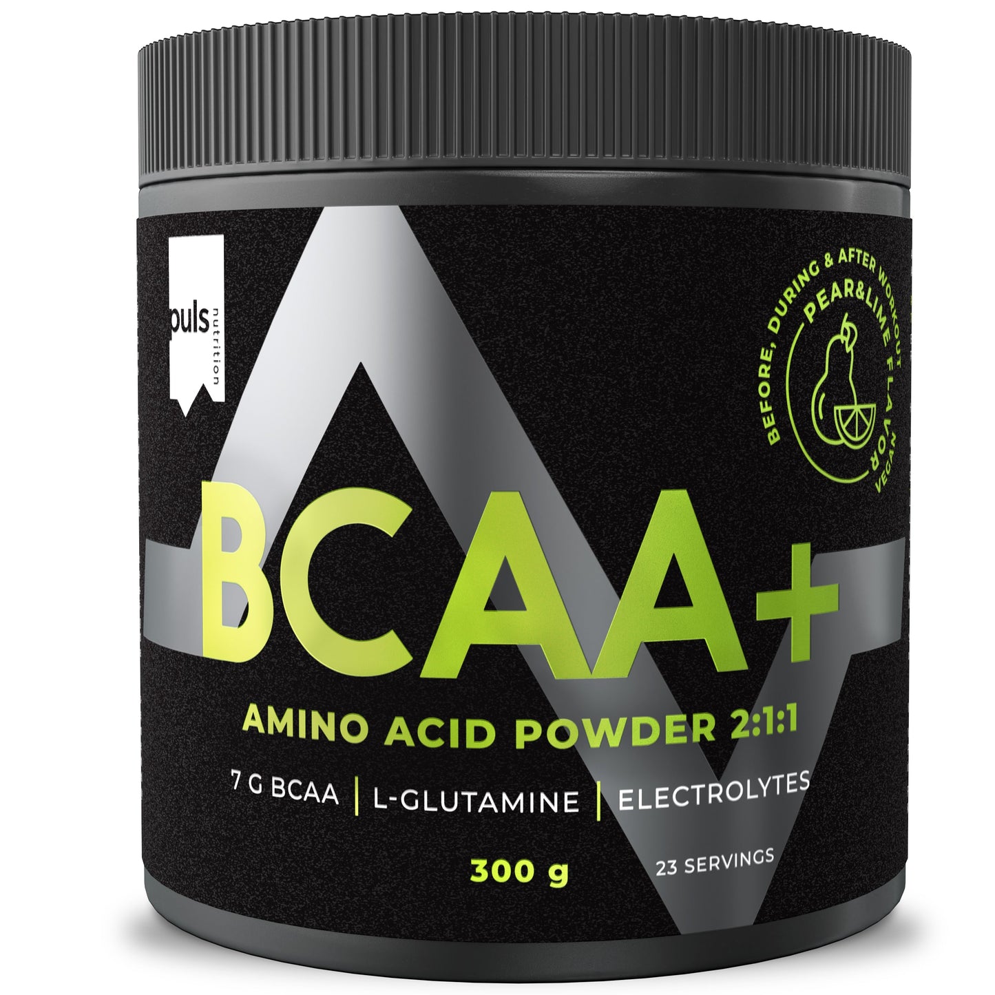 Puls BCAA+ Päärynä-Lime-Puls Nutrition-Hyvinvoinnin Tavaratalo