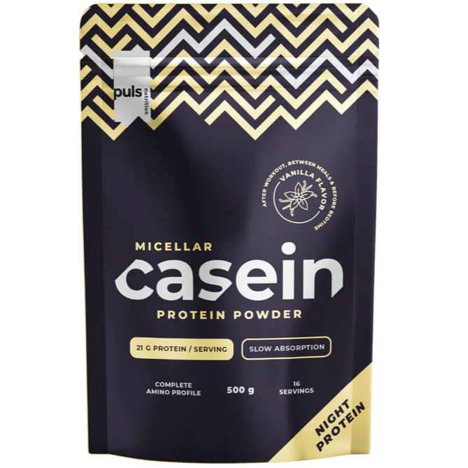 Puls Casein Protein Powder Vanilla-Puls Nutrition-Hyvinvoinnin Tavaratalo