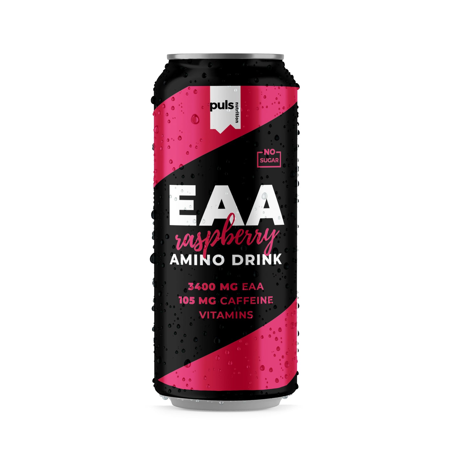 Puls EAA Amino Drink Vadelma (Parasta ennen 08.01.2026)-Puls Nutrition-Hyvinvoinnin Tavaratalo