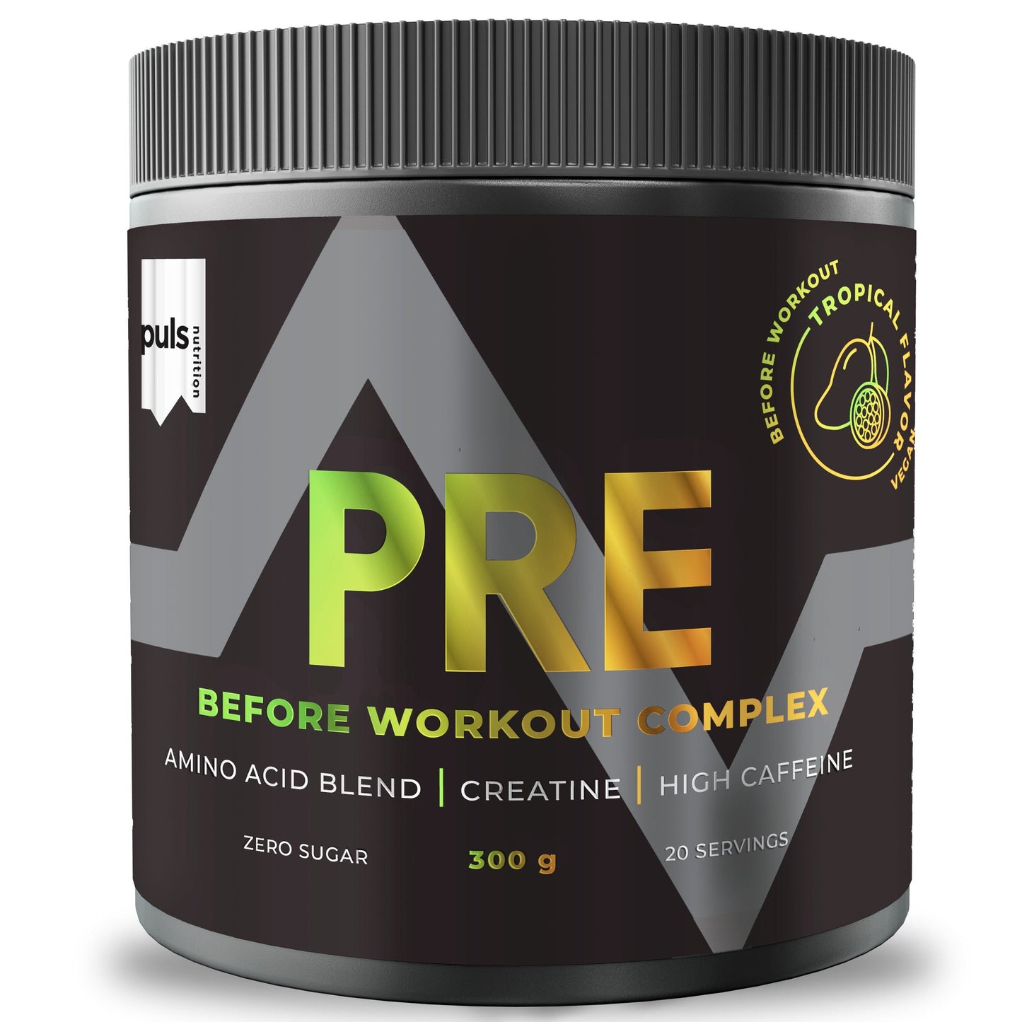 Puls Pre-Workout Complex Tropical (Parasta ennen 02.09.2026)